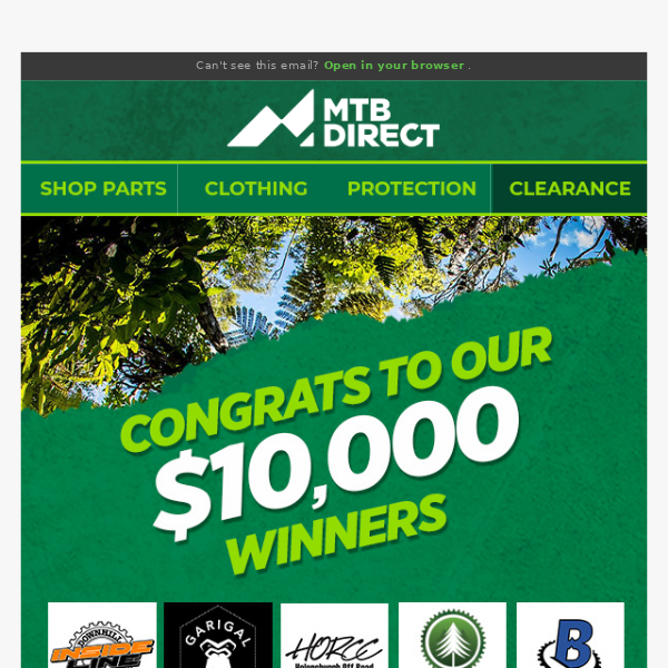$10,000 Dollars for Dirt Grant Winners Announced!💰 25% Off All Dakine and Cleanskin Products