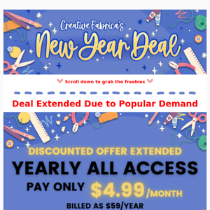 NEW Freebies 🌈 EXTENDED: The Best Deal of the Year! 🎁