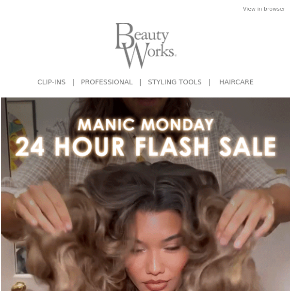 MANIC MONDAY: 24 hour flash sale ⚡