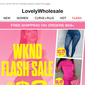 😲WKND Flash Sale: $2 Pants & $3 Shorts Set!