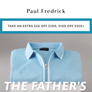 Father’s Day Sale—$79 casual shirts & knits.