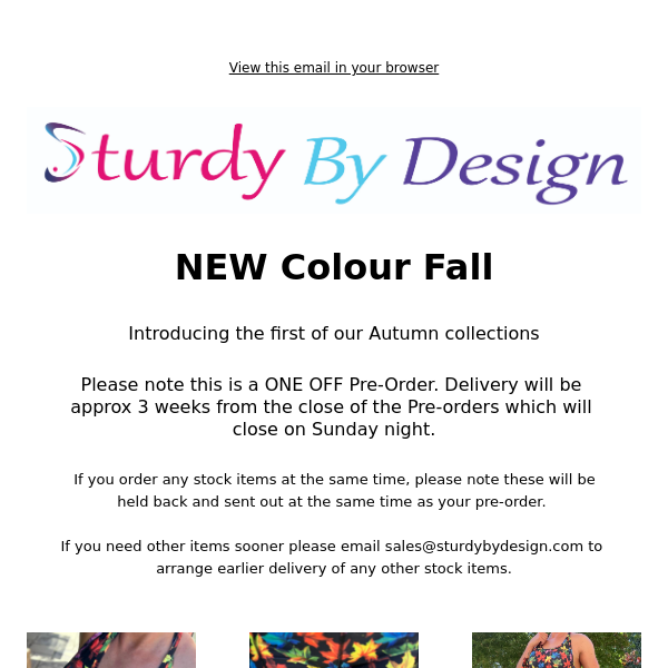 🍁 NEW Colour Fall pre-orders now open PLUS more reductions online!