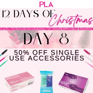 50% Off on the 8th Day of Xmas!