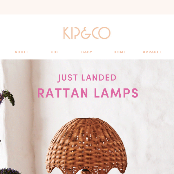 Light up your home with NEW rattan lamps 💡