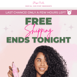 🏃🏽‍♀️ LAST CHANCE! Free Shipping Sitewide Ends Tonight!✨