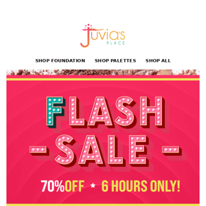Flash Sale! 70% OFF! ⏱️