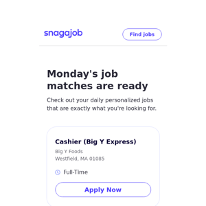 Personalized job matches for May 22, 2023