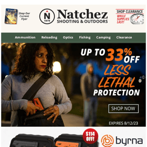 Up to 33% Off Less Lethal Protection