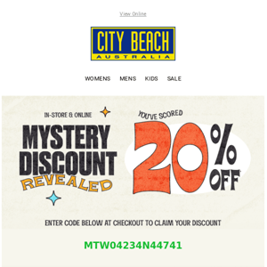 City Beach ⏳ Time's ticking on your discount ⏳