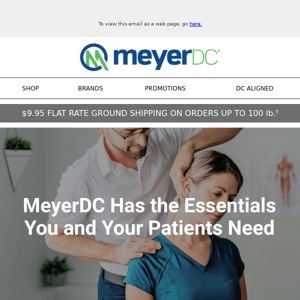 Get Essential Products for Your Practice at MeyerDC.