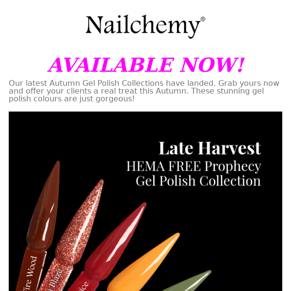 Our AUTUMN Gel Polish Collections ARE HERE!