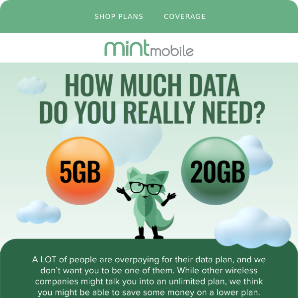 Let’s figure out how much data you actually need