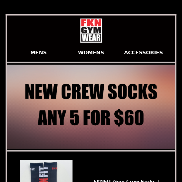 ALL NEW FKN CREW SOCKS 🧦 🔥