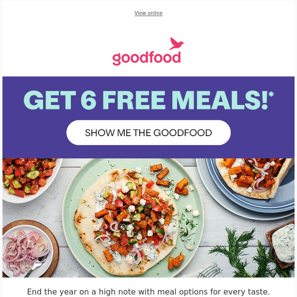 6 FREE meals to fill your fridge with goodies