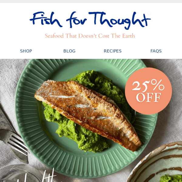 🐟 25% off best selling Fish & Sauce for 2 dishes