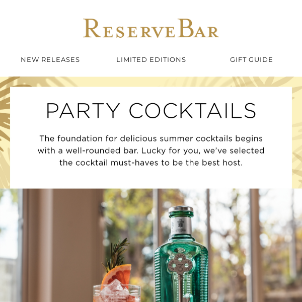The Real MVPs: 6 Party Favorites & Cocktails