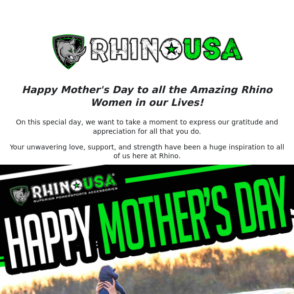 Happy Mother's Day - Rhino Moms!