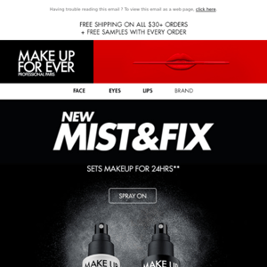 Discover The New Mist&Fix Setting Sprays