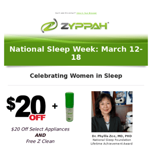 bc, National Sleep Week 🗓️ is Coming; Special Offer is Already Here