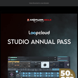 🎵Get 50% Off LoopCloud Annual Pass - Access Over 4M Sounds!