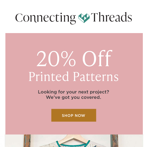 Quilt patterns on sale! Save 20%