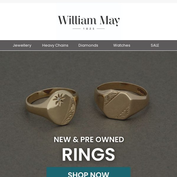 Gold & Diamond Rings William May