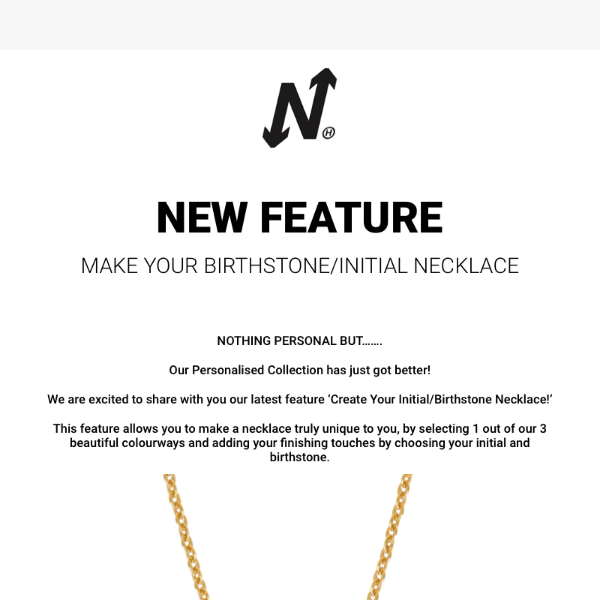 NEW FEATURE - MAKE YOUR OWN NECKLACE LIVE 😮 😍