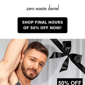 🚨✨FINAL HOURS! 50% OFF! 🎁🛍️