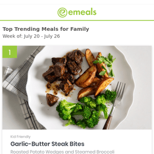 Garlic-Butter Steak Bites + 4 other recipes trending this week