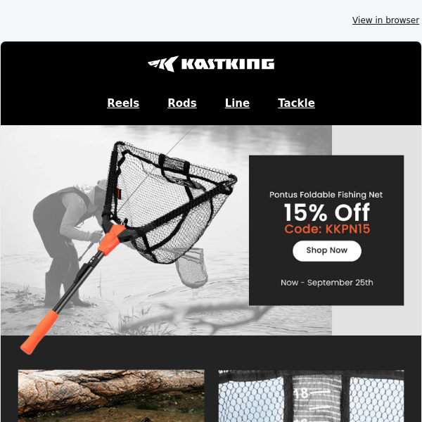 Limited Time Offer: 15% Off the KastKing Pontus Fishing Net!