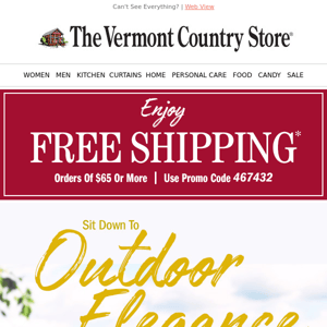 Free Shipping | Host Your Garden Party