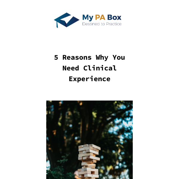 5 Reasons Why You Need Clinical Experience