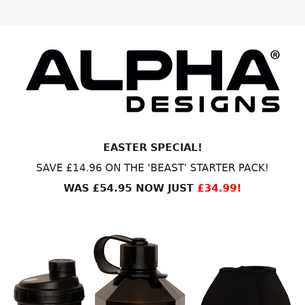 EASTER SPECIAL 'BEAST' Starter Pack! Save £19.96!