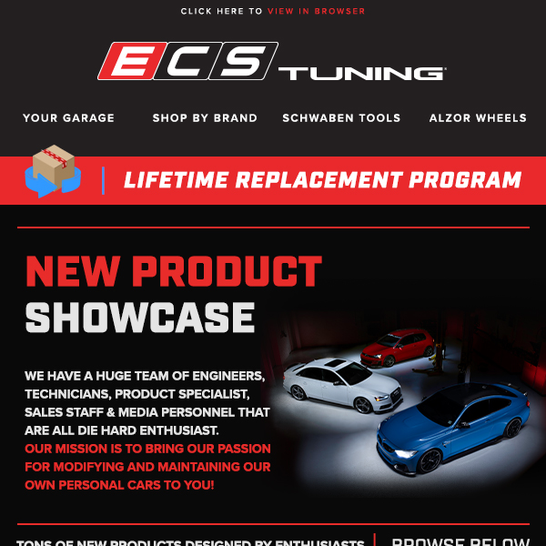 120+ New ECS In-House Engineered & Designed New Products