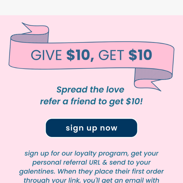 Share the CSC love & get $10 💗