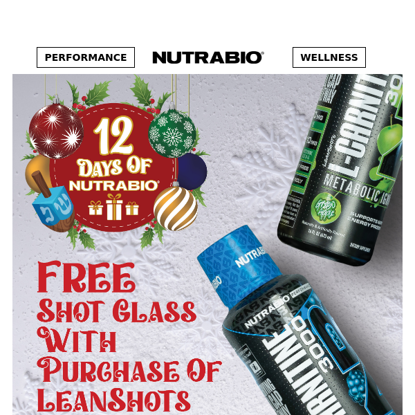 🎁 Day 5: FREE Shot Glass with LeanShots Carnitine Purchase!