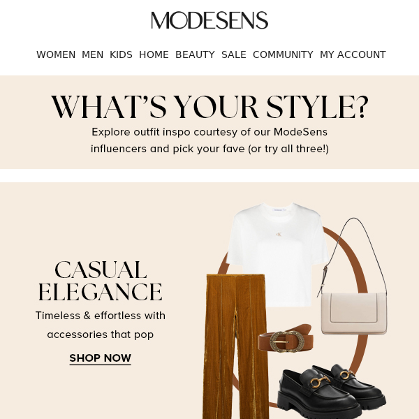 Style inspo from ModeSens influencers