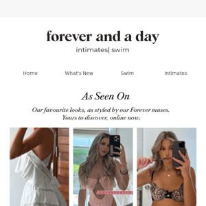 Forever and a Day Intimates - Lingerie Online