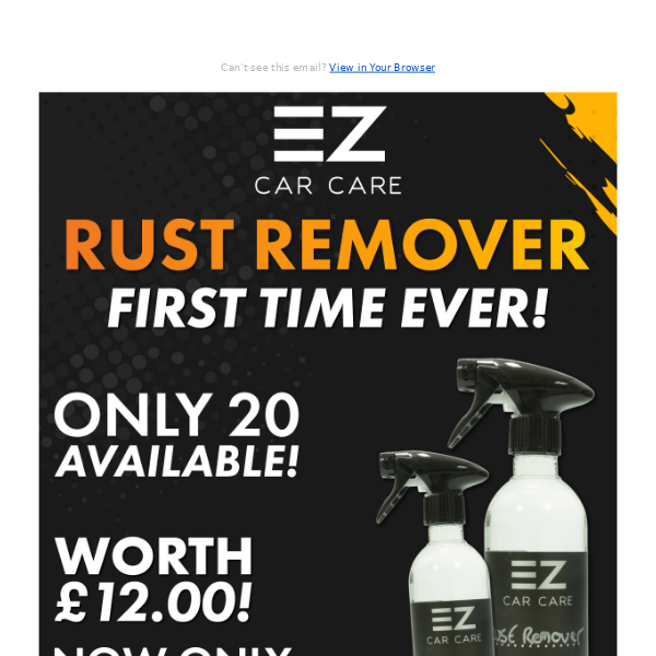 🤯 NEW PRODUCT ALERT! -RUST REMOVER!!! - £5.99!
