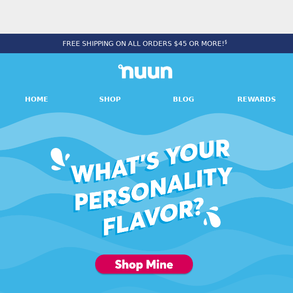 Nuun Life, what's your personality flavor? 👀