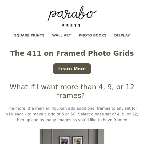 “How do I hang my Framed Photo Grids?”