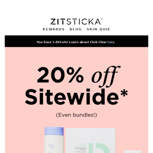 Want 20% Off 𝘼𝙣𝙮𝙩𝙝𝙞𝙣𝙜 (inc. Bundles)?!