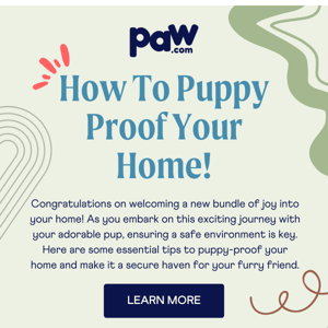 How to Puppy Proof Your Home ❤️