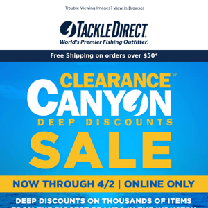Clearance Canyon Sale Picks For You!