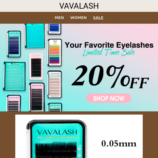 Lashes 20% OFF What are you waiting for?👀