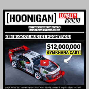 KEN BLOCK'S AUDI S1 HOONITRON