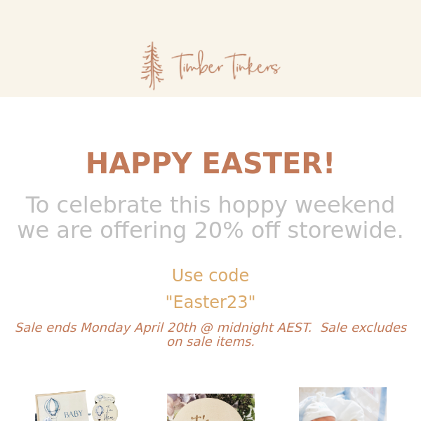 🎉EASTER WEEKEND SALE 🎉