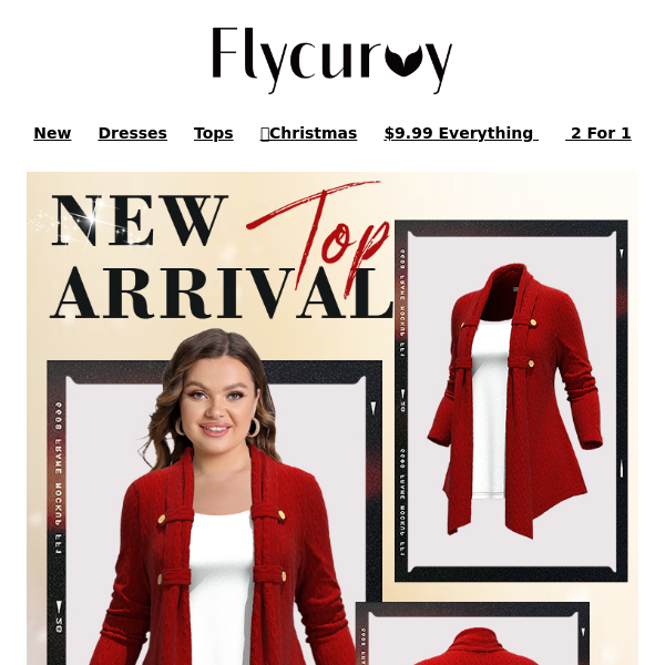 FlyCurvy, New TOPS for winter landed, Find your style