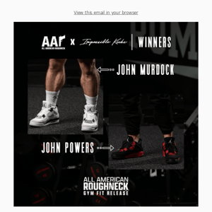 AAR x IMPOSSIBLE KICKS GIVEAWAY WINNER ANNOUNCEMENT! 👟