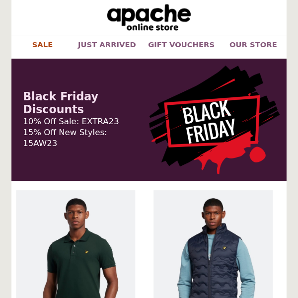 Apache Black Friday Starts Now! 🖤